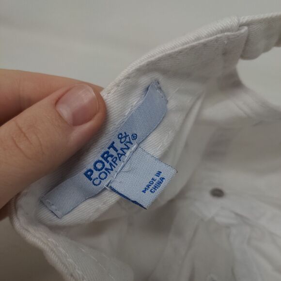 Gator Growl HCGG Slideback Hat White One Size Embroidered Port & Company - Picture 7 of 9